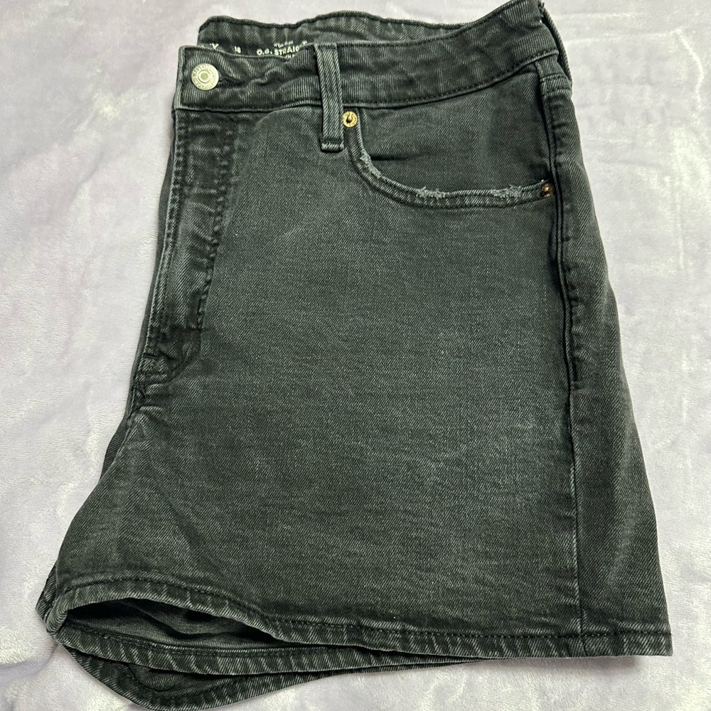 Old navy acid wash black shorts
